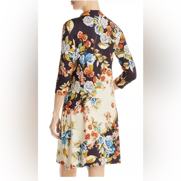 NWT Johnny Was Emma Rose Delicate Floral Motif Polo Tunic Dress Size Small - Picture 6 of 15